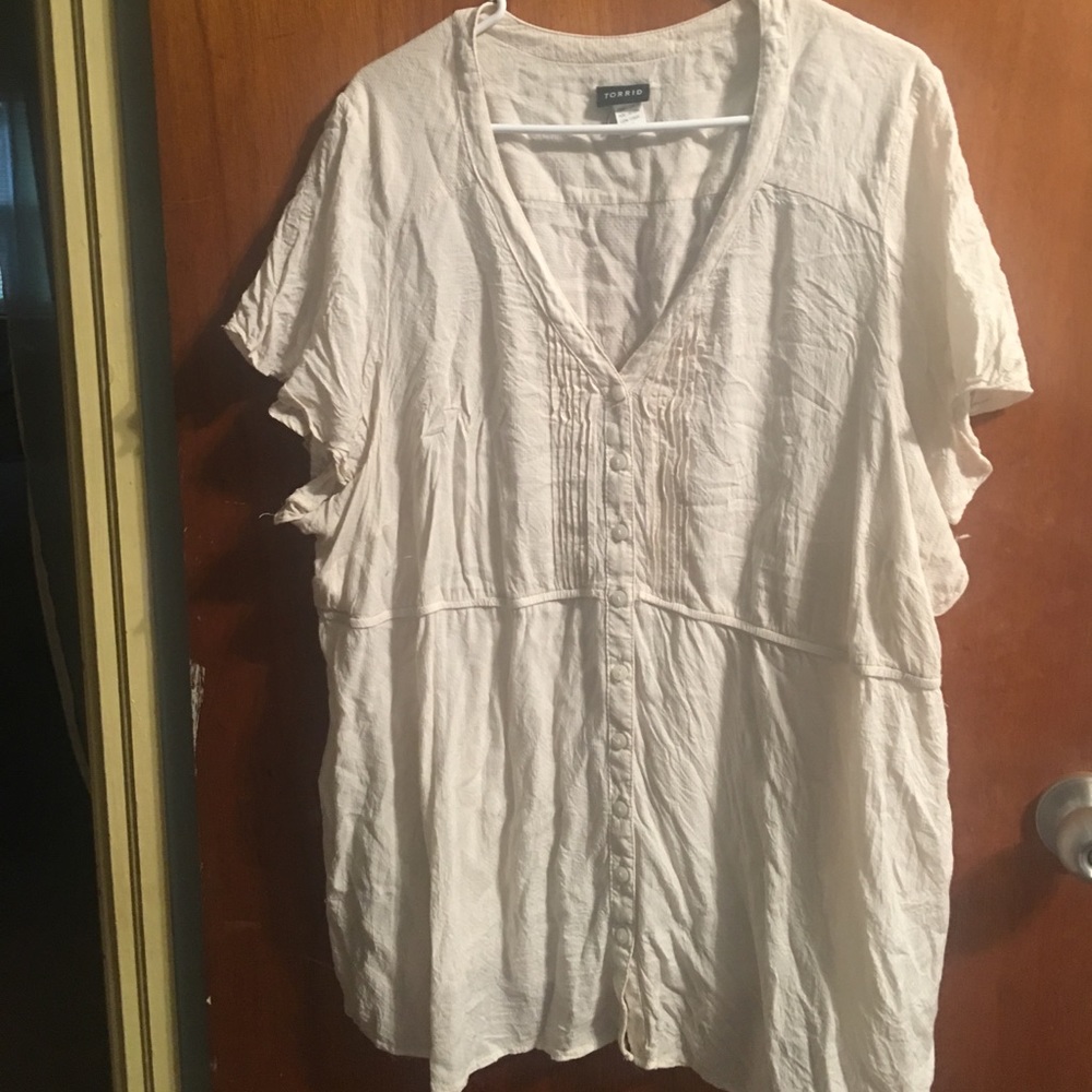 Torrid baby doll blouse